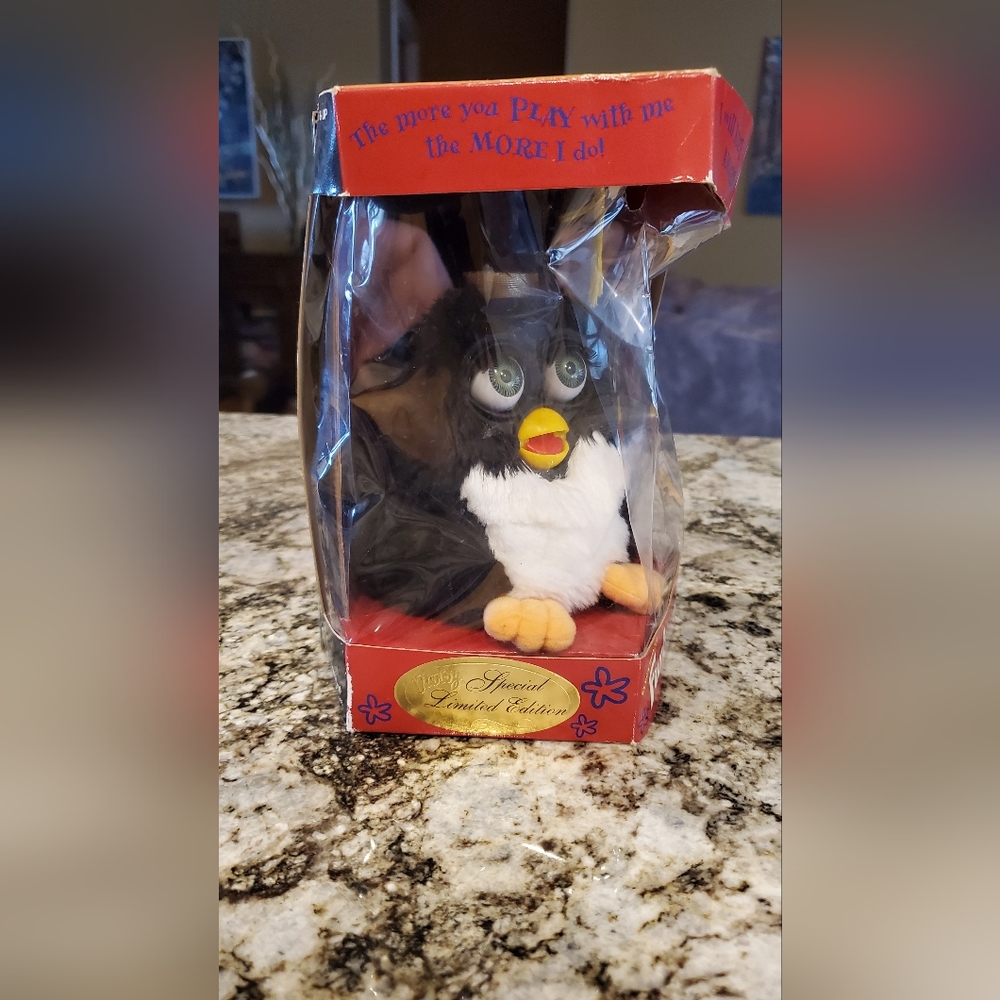 Special Edition 1999 Tuxedo Graduation Furby - New In Box!
